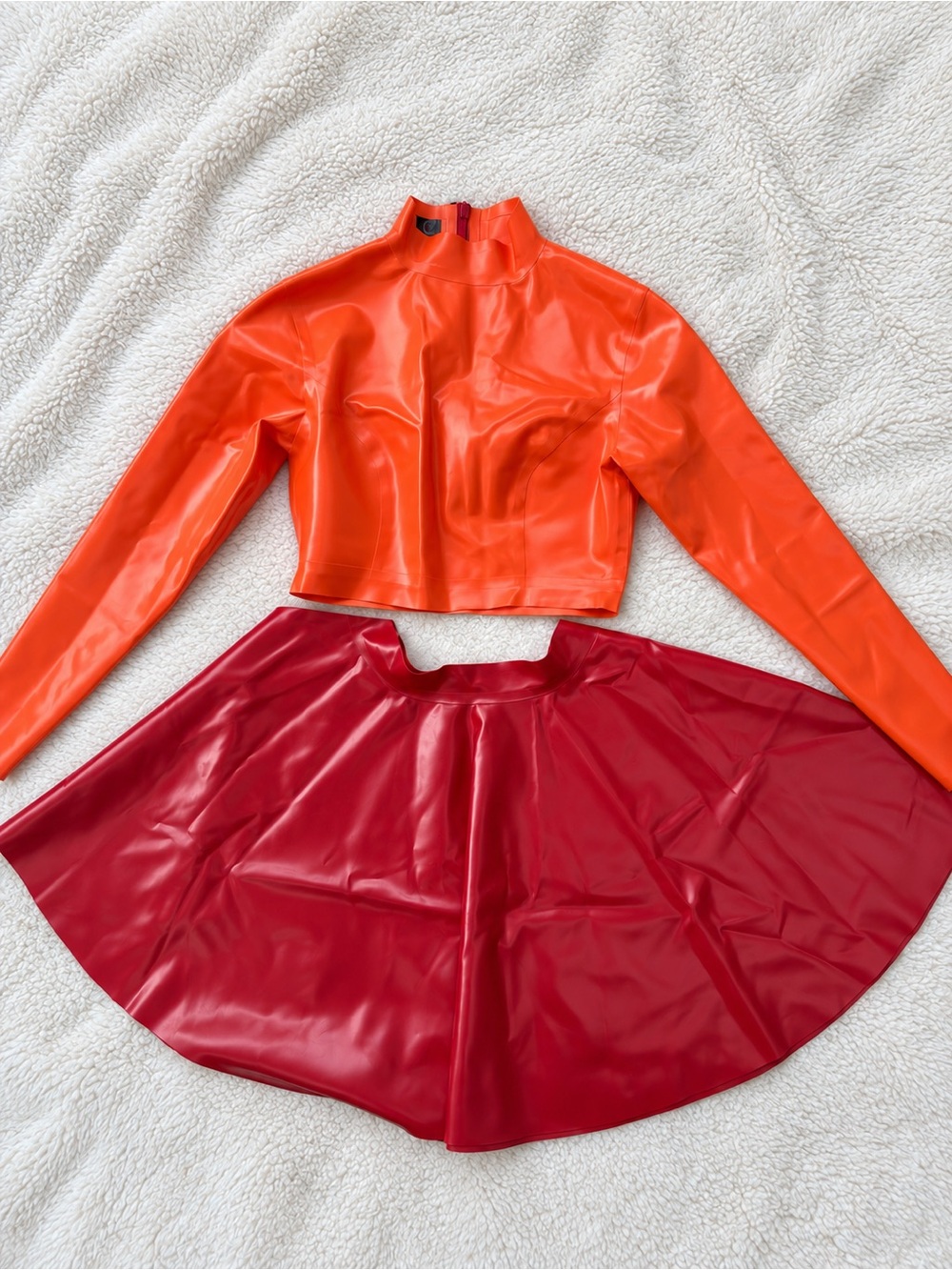 Catalyst Latex Velma Inspired 3 Piece Latex Costume Set